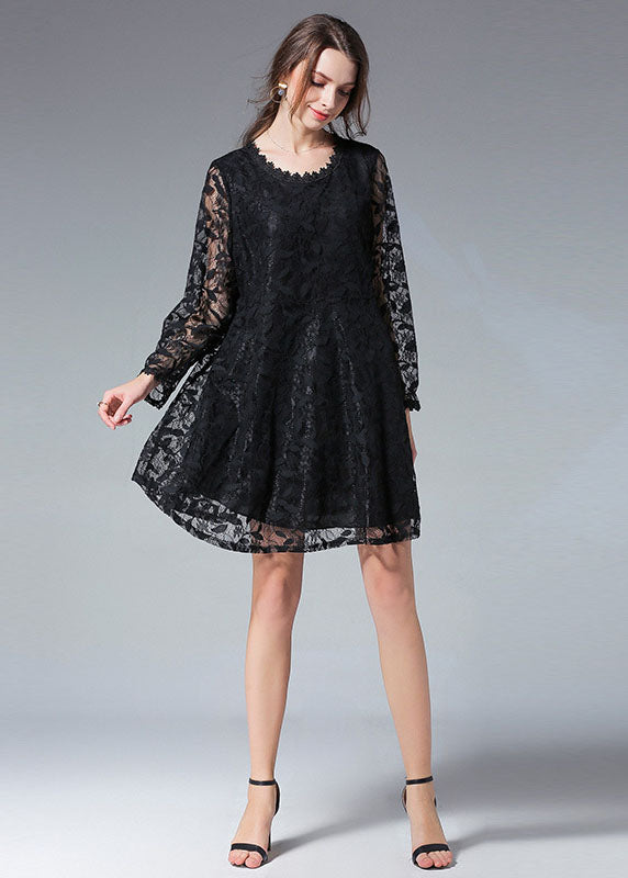 Fall Lace Dress Clothing