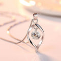 Silver Zirconia Crystal Pendant
