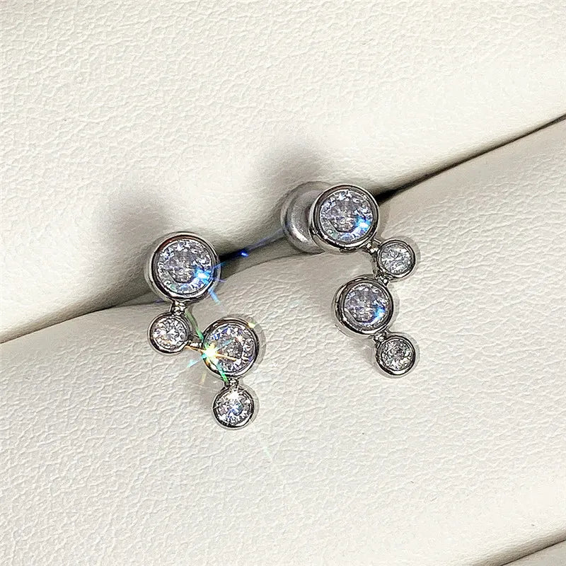 Romantic Silver Earring for Special Moments