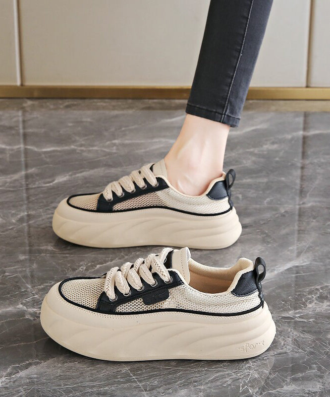 Hollow Out Tulle Fabric Flat Shoes for Flats