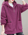 JO | Comfortable plush jacket for women