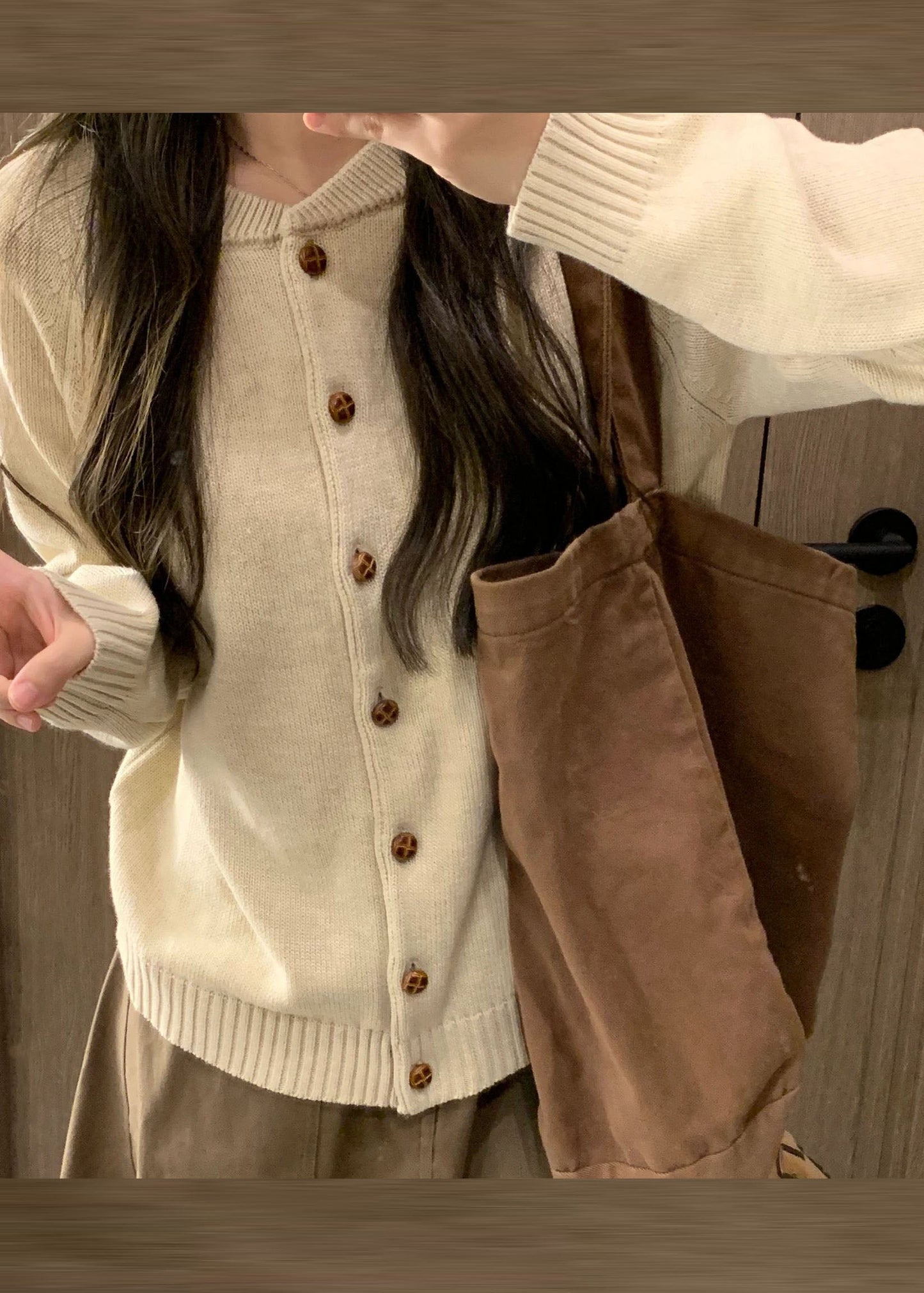 Italian Plaid Waistcoat and Sweaters Two Piece Set Fall