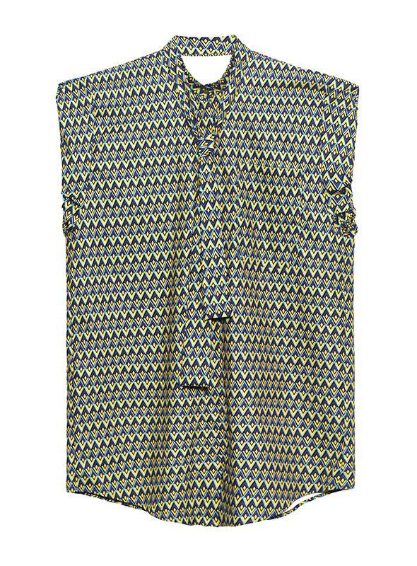 Italian Print Pockets Cotton Button Summer Ankle Dress