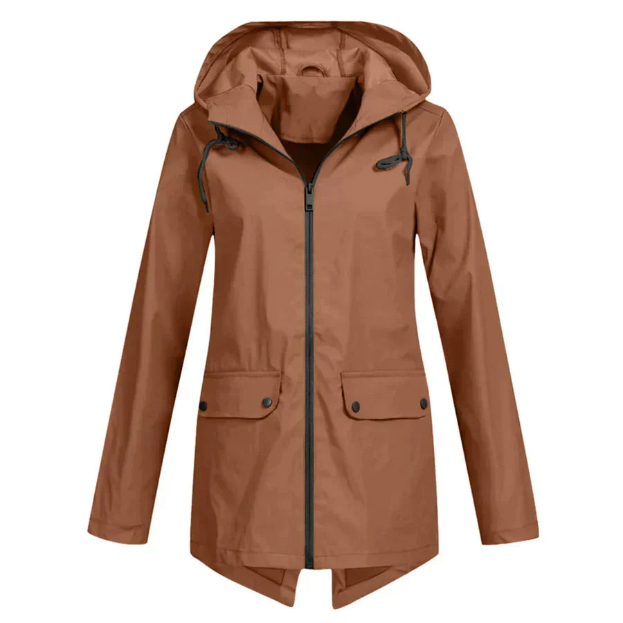 JO | Waterproof jacket with zipper for women