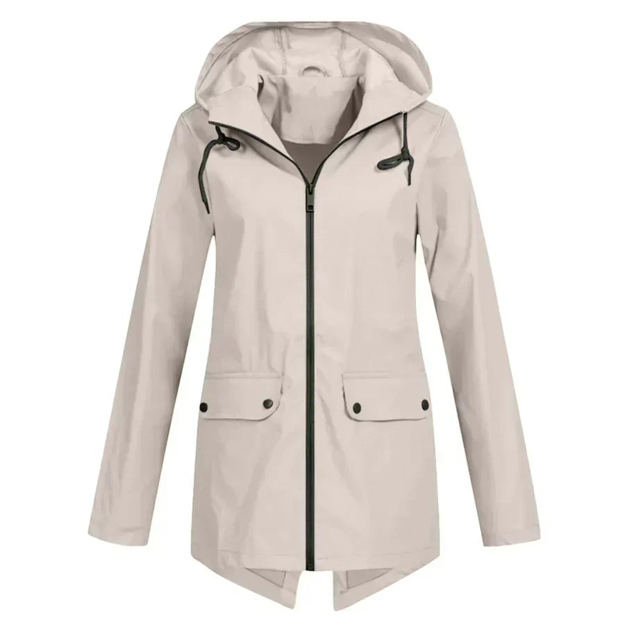 JO | Waterproof jacket with zipper for women