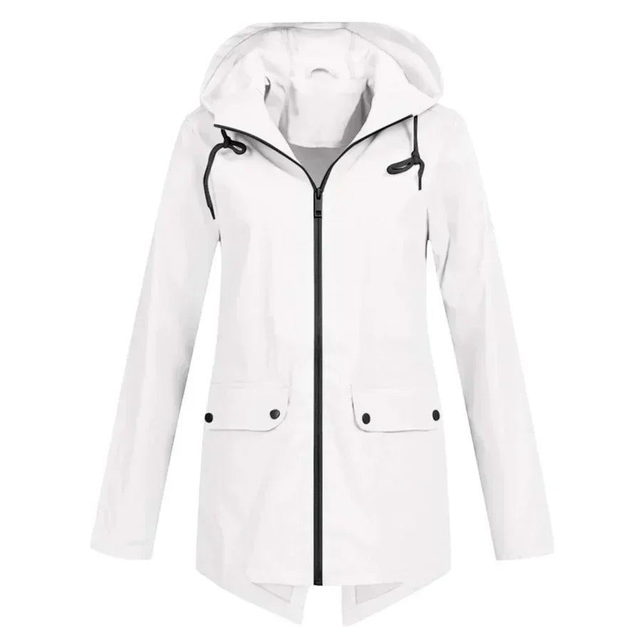 JO | Waterproof jacket with zipper for women