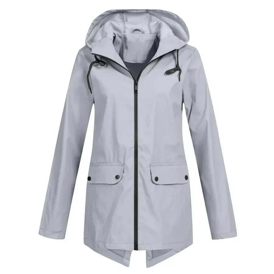 JO | Waterproof jacket with zipper for women
