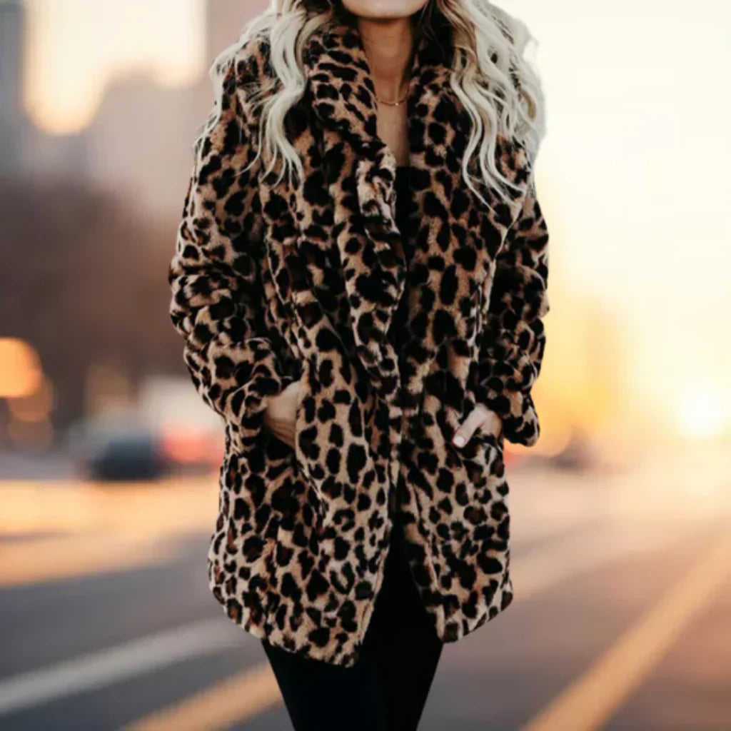 JO | the best cozy elegance winter plush fur coat