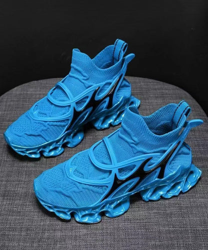 Leisure Blue Mesh Breathable Sports Shoes