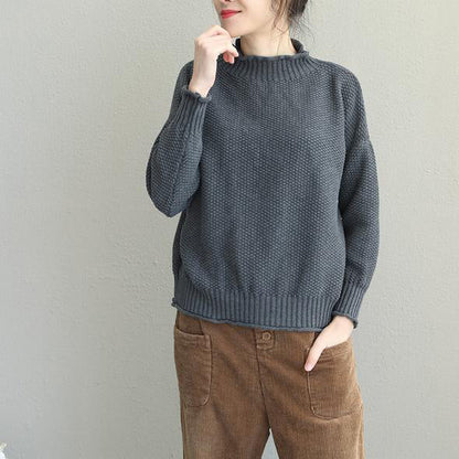 Loose Cotton Sweater New Winter Tops