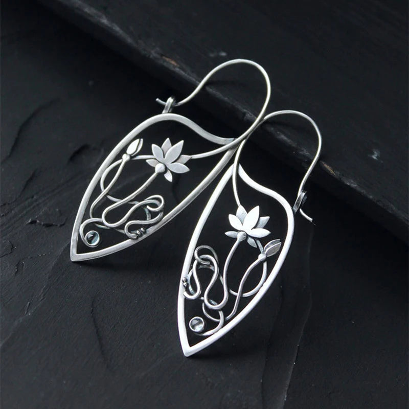 Delicate Artisan Silver Earring