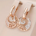 Elegant Spiral Bright Earrings