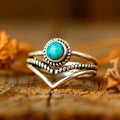 Opal Rounded Stone Layer Ring