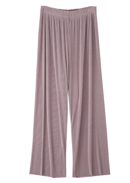 Natural Black Oversized Draping Spandex Wide Leg Pants Fall