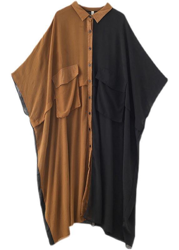 Sometimes Warm Sometimes Cold- Summer Shirt Dress Chiffon Dresses