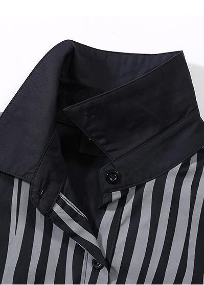 New Woman Long Batwing Sleeves Patchwork Shirt Dress
