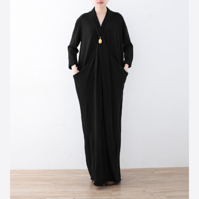 New Burgundy Sweater Dresses Plussize Pullover Asymmetric Winter Dress
