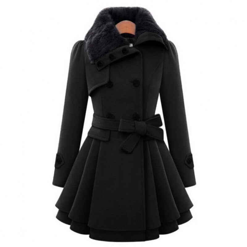 JO | Elegant belted jacket for women