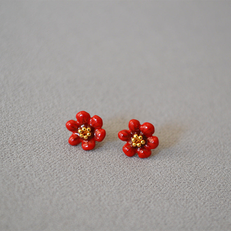 Vintage Handmade Silver Earring