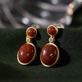 Delicate Artisan Gold Earring