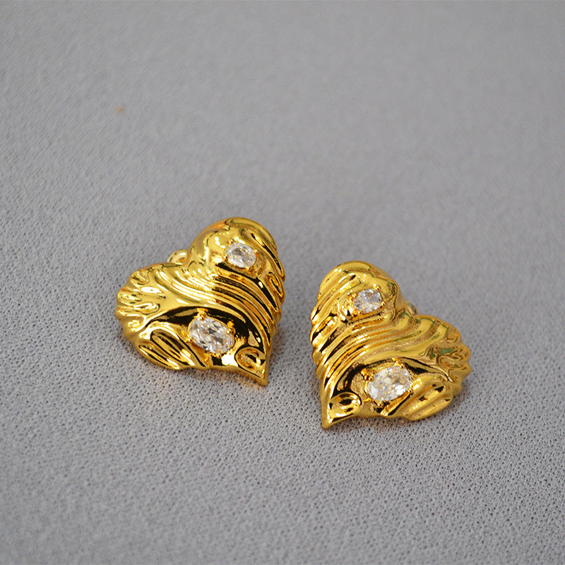 Vintage Handmade Silver Earring