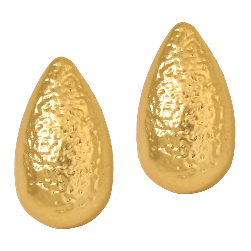 Delicate Artisan Gold Earring
