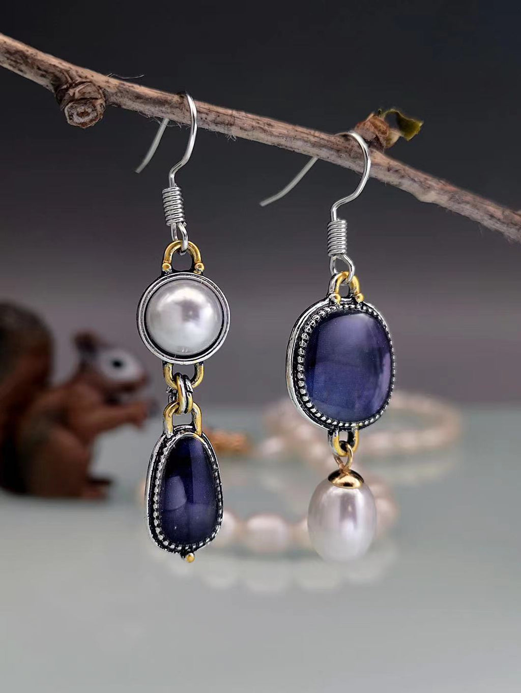 Vintage Handmade Pearl Earring