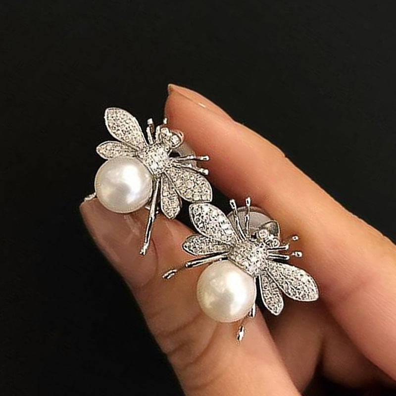 Delicate Artisan Pearl Earring