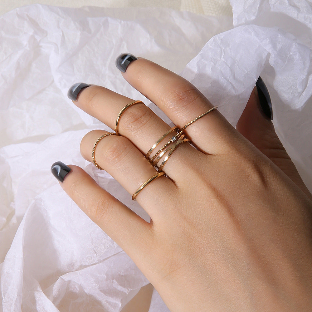 Delicate Artisan Gold Ring