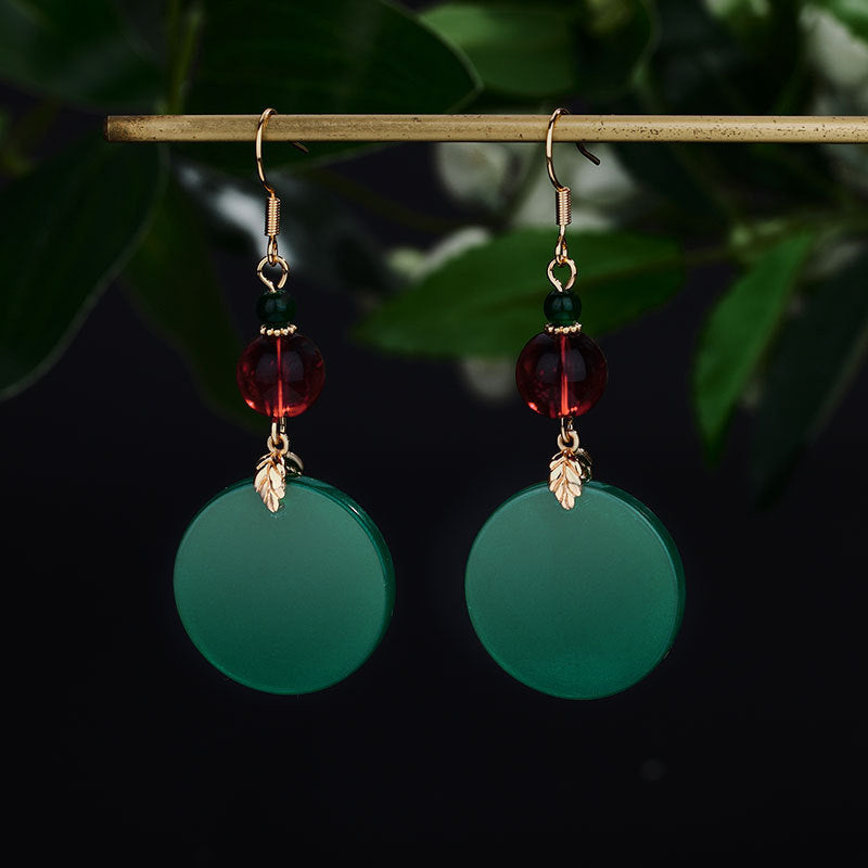 Delicate Artisan Gold Earring