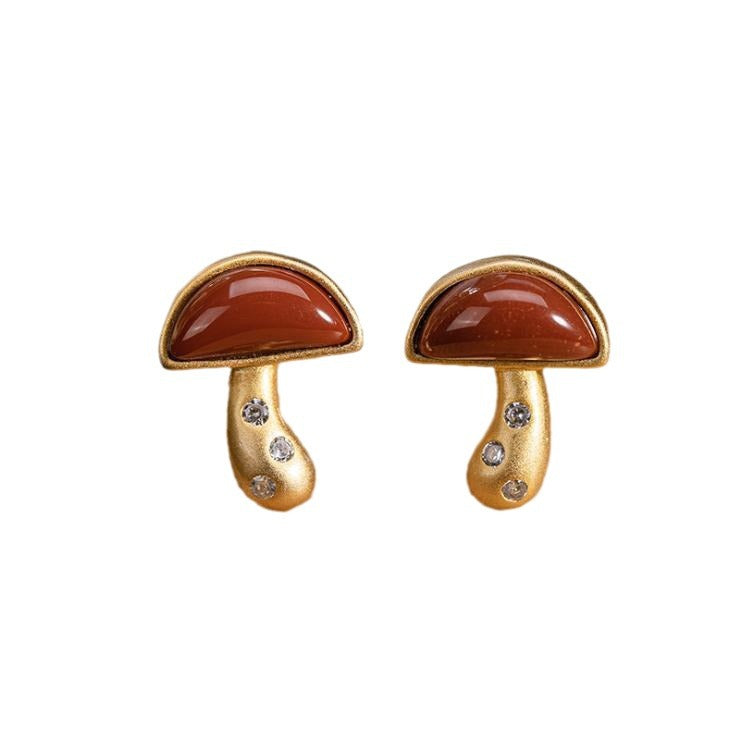 Delicate Artisan Gold Earring