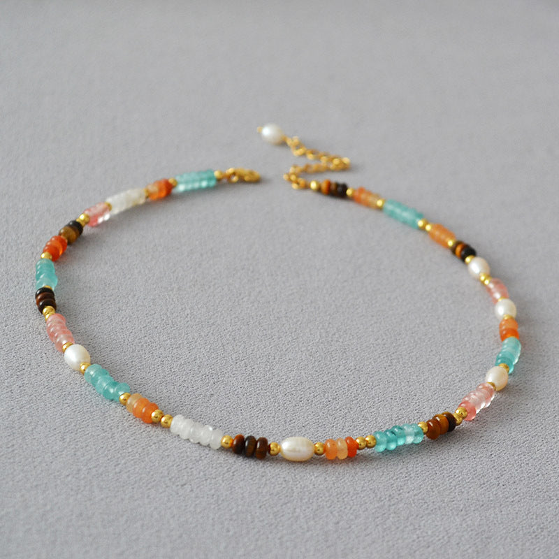 Delicate Artisan Pearl Necklace