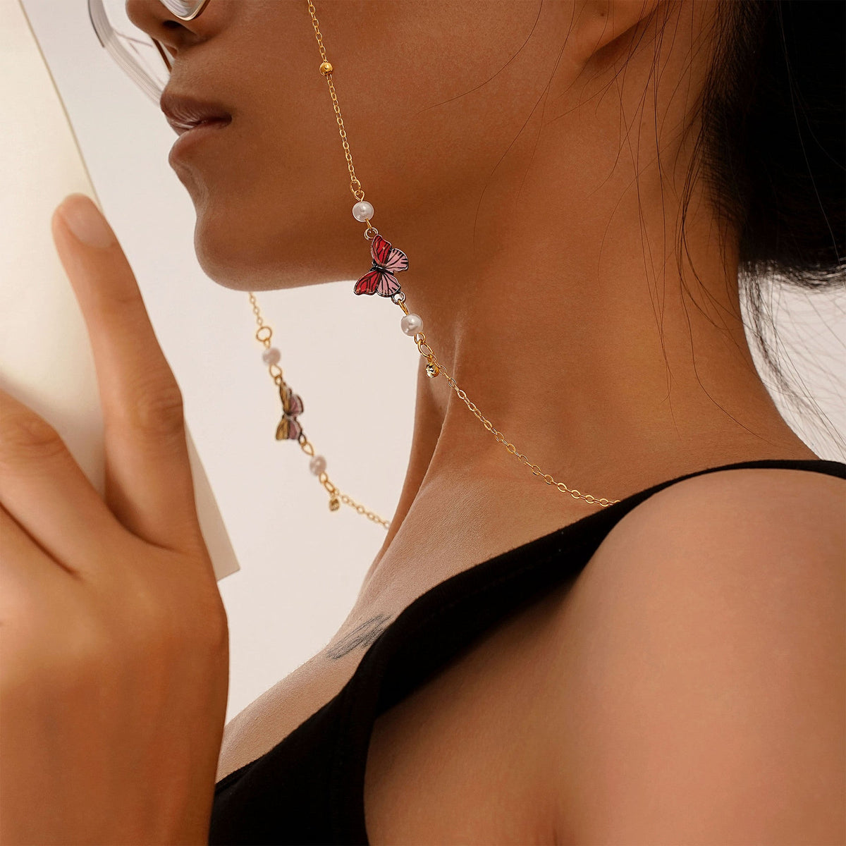 Delicate Artisan Pearl Chain