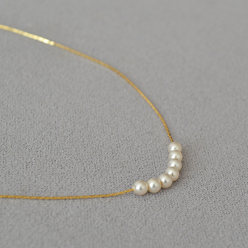 Vintage Handmade Gold Necklace