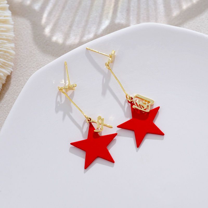Vintage Handmade Gold Earring