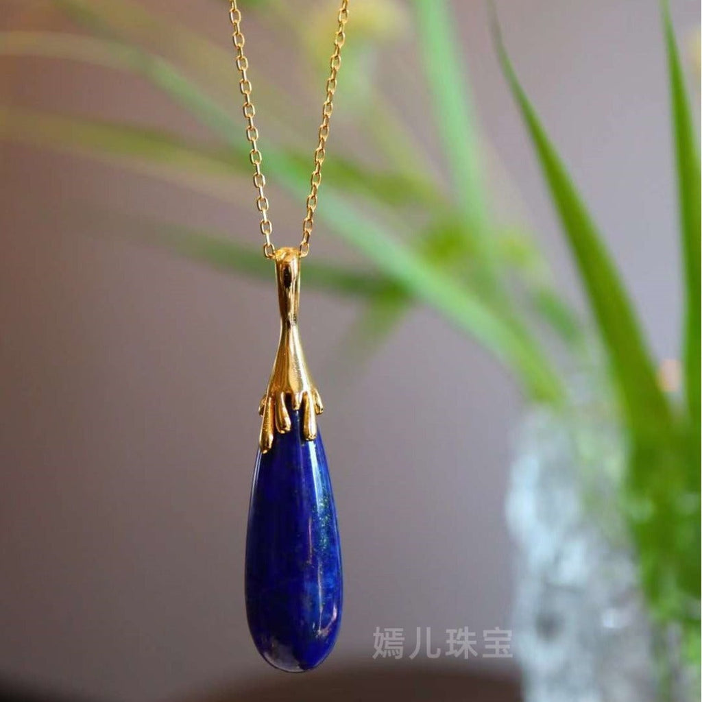 Delicate Artisan Gold Pendant