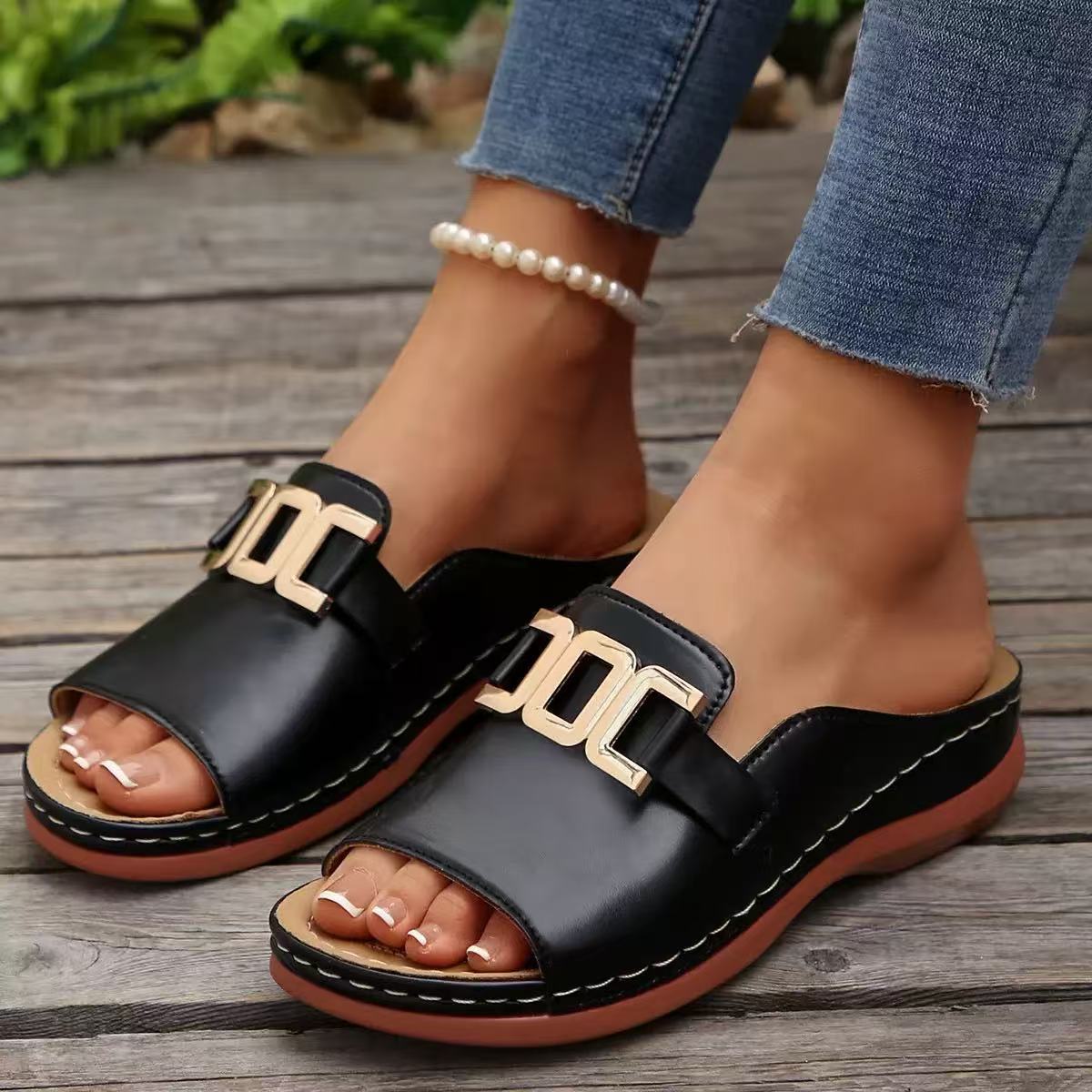 Classic Orthopedic Sandals with Timeless Style
