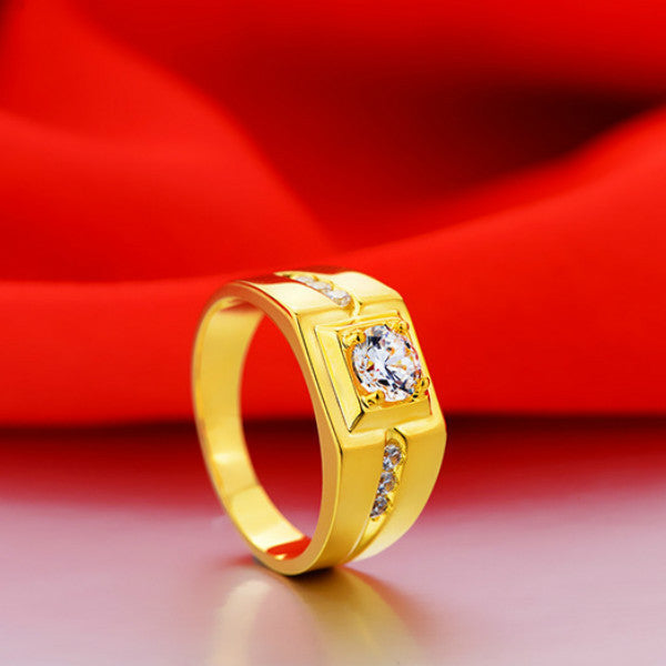Delicate Artisan Gold Ring