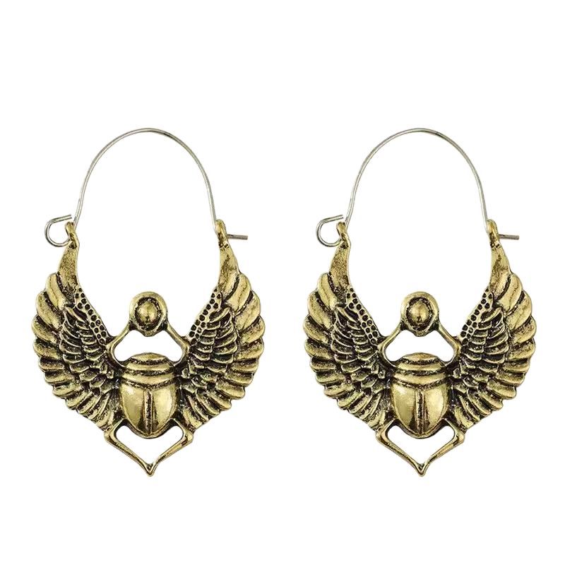 Vintage Handmade Gold Earring