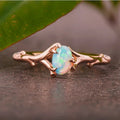 Delicate Artisan Gold Ring
