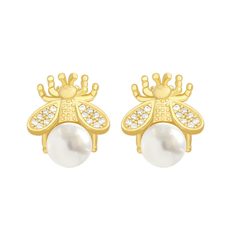 Delicate Artisan Pearl Earring