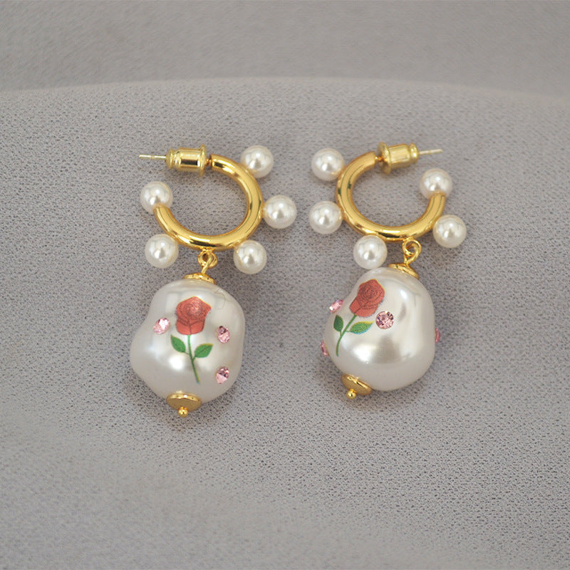 Vintage Handmade Pearl Earring