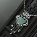 Beautiful Silver Necklace with Unique Style