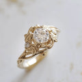 Delicate Artisan Gold Ring
