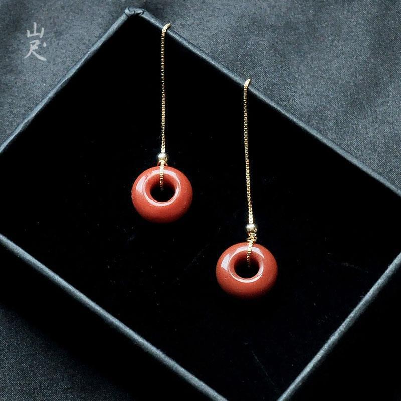 Delicate Artisan Gold Earring