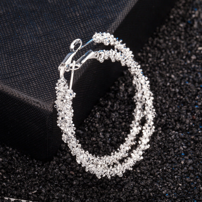 Delicate Artisan Silver Earring