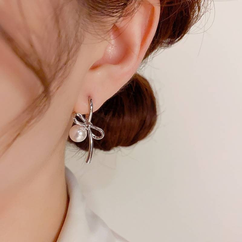 Delicate Artisan Pearl Earring