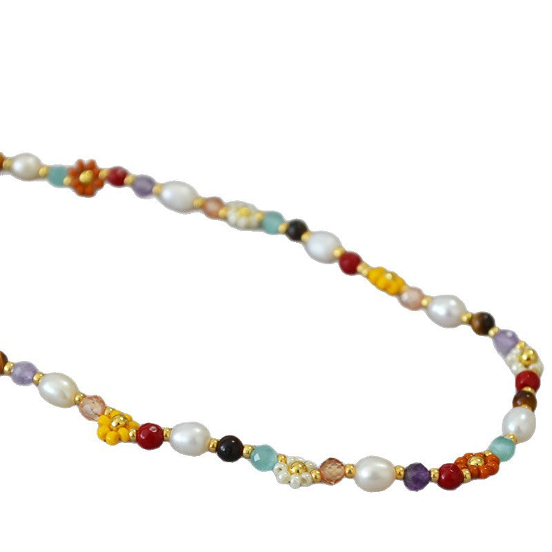 Delicate Artisan Pearl Necklace