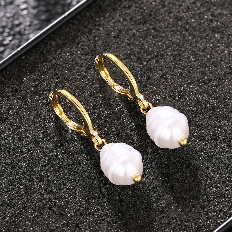 Vintage Handmade Pearl Earring