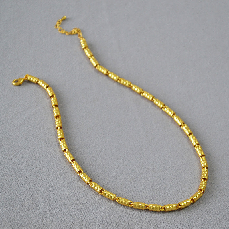 Delicate Artisan Gold Necklace